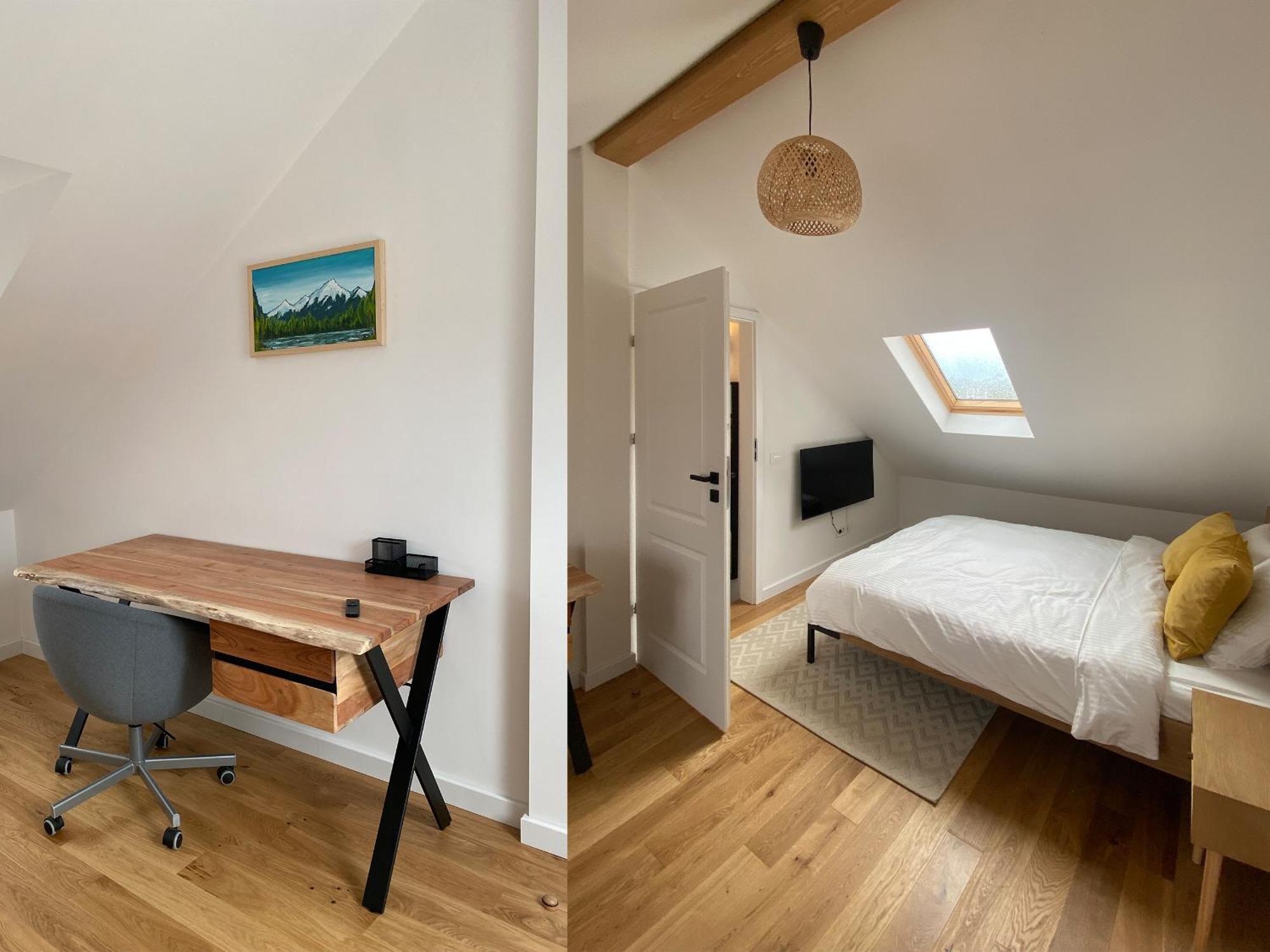 The Cosy Attic At Casuta Fulgu' Lägenhet Borşa Rum bild